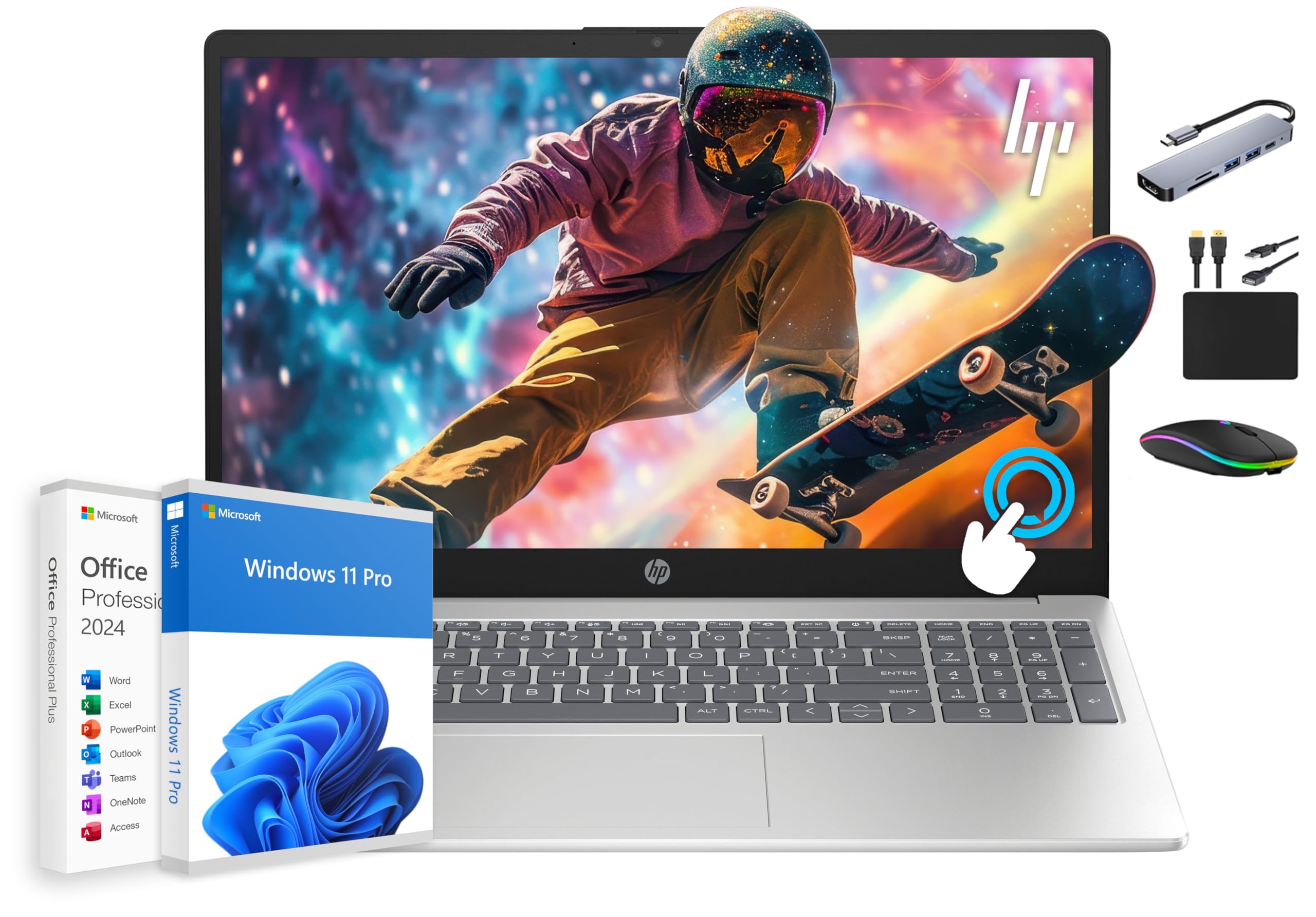 Amazon.co.jp: HP プレミアム 15.6インチ HD タッチスクリーン